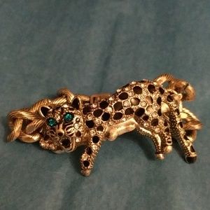 Betsey Johnson Whiteout Leopard Bracelet